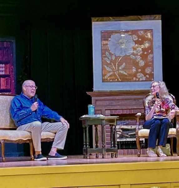 Alan Bergman speaking on stage